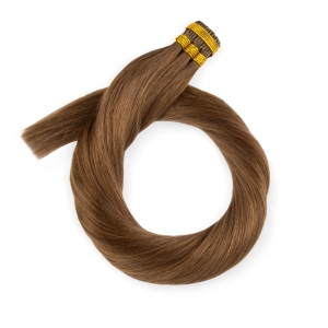 Włosy naturalne doczepiane na ringi 50cm 0,8g - kolor #8