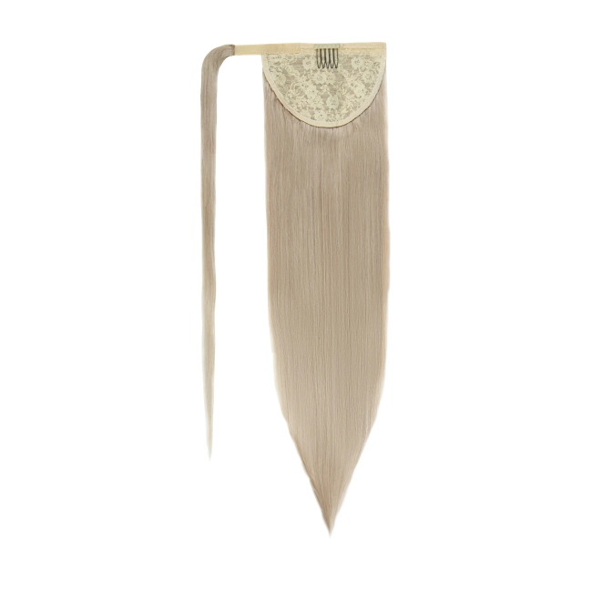 Włosy naturalne doczepiane Kucyk Kitka 60cm 90 gram - kolor #Silver