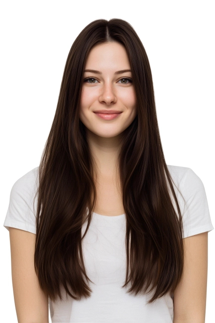 Włosy naturalne doczepiane Clip In 60cm 60 gram - kolor #2