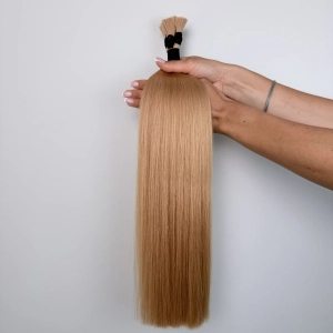 Włosy naturalne doczepiane Seria MAGIC Surowa kitka 60cm 25g - Kolor #16 Ciemny Blond