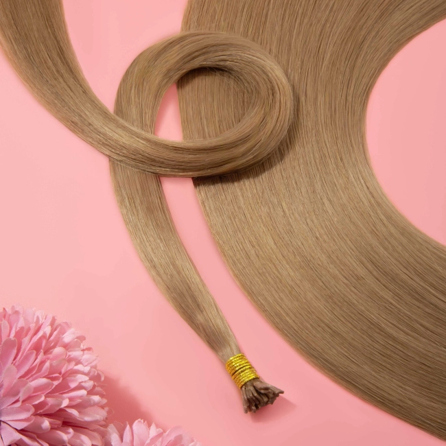Włosy naturalne doczepiane Seria MAGIC Mini Bondes Flat 50cm 0,8g 20szt - Kolor #12