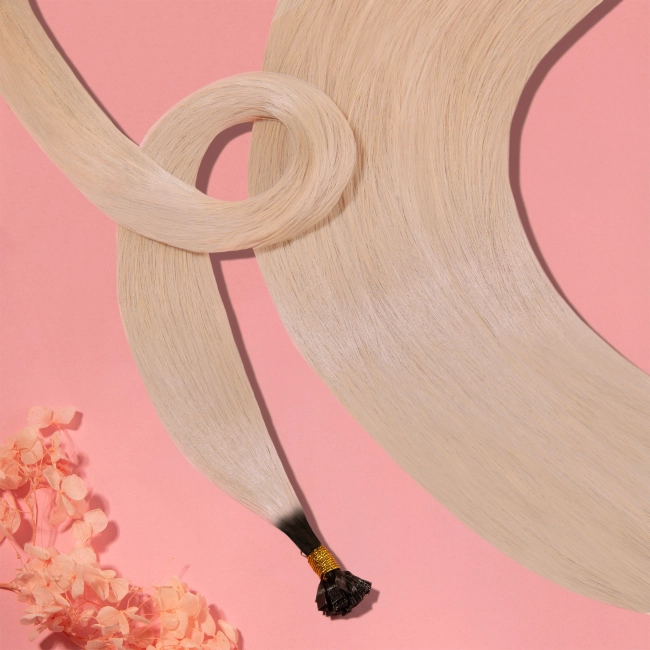 Włosy naturalne doczepiane Seria MAGIC Mini Bondes Flat 60cm 0,8g 20szt - Kolor Ombre #2/#18A