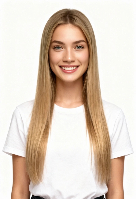 Włosy naturalne doczepiane Kucyk Kitka 40cm 65 gram - kolor #27