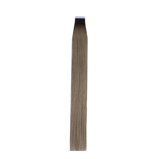 Włosy naturalne doczepiane Seria MAGIC Tape On Kanapki 40cm - Kolor Ombre #1B/#8