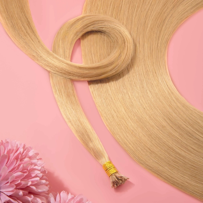 Włosy naturalne doczepiane Seria MAGIC Mini Bondes Flat 40cm 0,6g 20szt - Kolor #24
