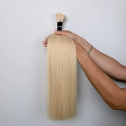Włosy naturalne doczepiane Seria MAGIC Surowa kitka 60cm 25g - Kolor #26 Złoty Blond