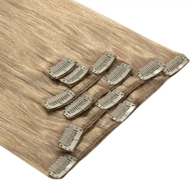 Włosy naturalne doczepiane Clip In 40cm 120 gram - kolor #24