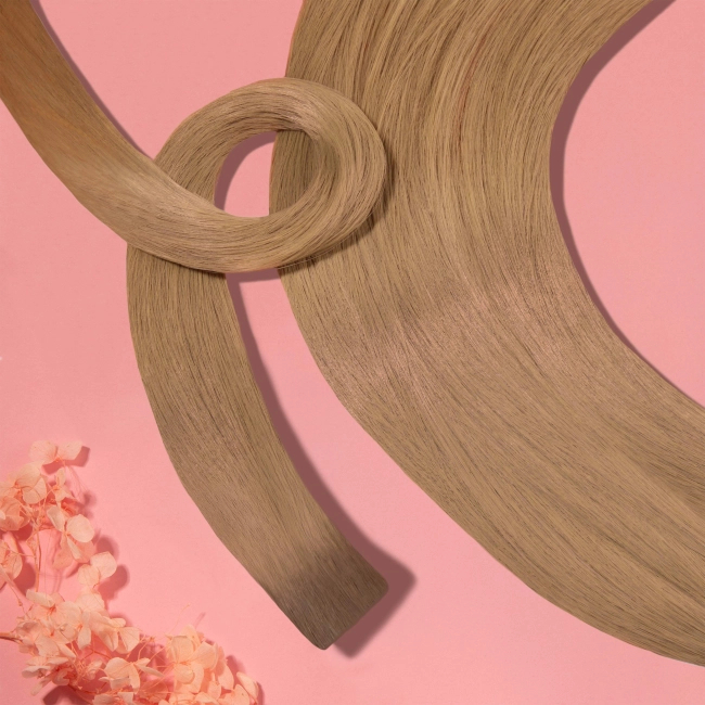 Włosy naturalne doczepiane Seria MAGIC Invisible Tape On 40cm - Kolor Ombre #7/#12