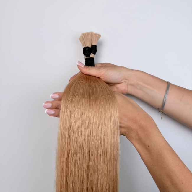 Włosy naturalne doczepiane Seria MAGIC Surowa kitka 60cm 25g - Kolor #16 Ciemny Blond