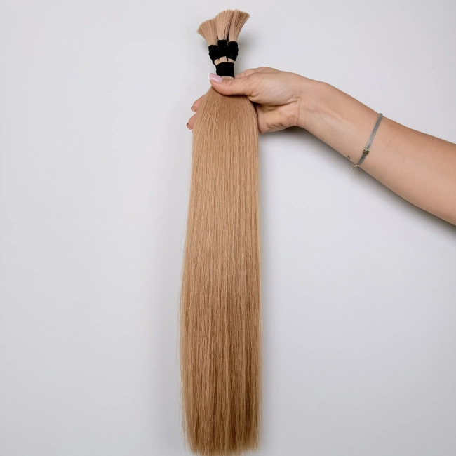Włosy naturalne doczepiane Seria MAGIC Surowa kitka 60cm 25g - Kolor #18 Beżowy Blond