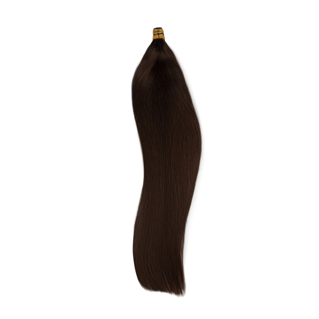 Włosy naturalne doczepiane na ringi 50cm 0,8g - kolor #2