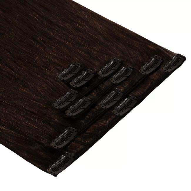 Włosy naturalne doczepiane Clip In 40cm 70 gram - kolor #1B