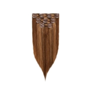 Włosy naturalne doczepiane Clip In 50cm 70 gram - kolor #4/12 Baleyage