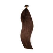Włosy naturalne doczepiane na nano ringi 50cm 1g 20 sztuk  - kolor #4
