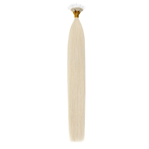Włosy naturalne doczepiane Seria MAGIC Nanoringi Light 50cm 0,8g 20szt - Kolor #1001