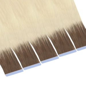Włosy naturalne doczepiane Seria MAGIC Tape On Kanapki 60cm - Kolor Ombre #7A/#613