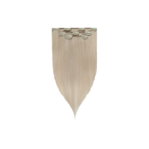 Włosy naturalne doczepiane Clip In 40cm 35 gram - kolor #Silver
