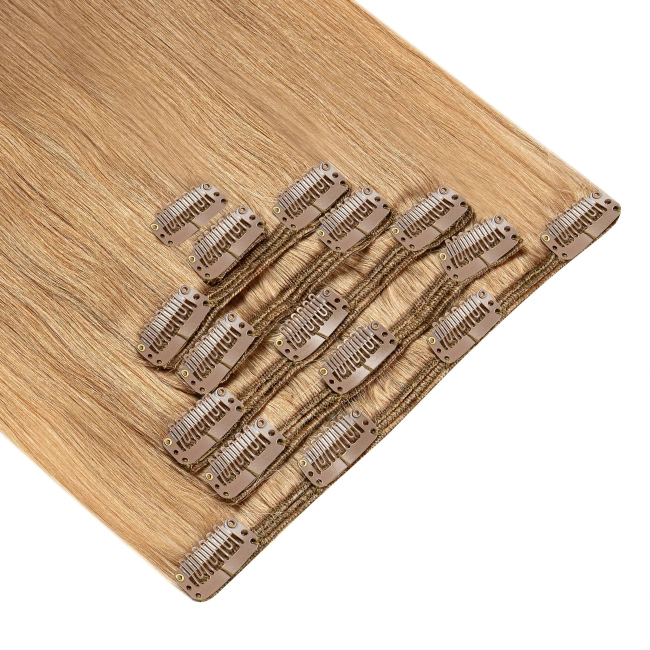 Włosy naturalne doczepiane Clip In 50cm 140 gram - kolor #27