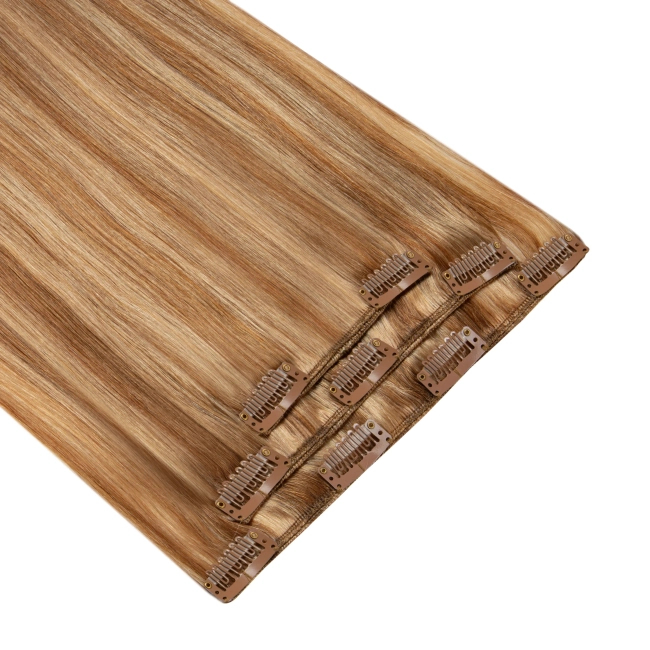Włosy naturalne doczepiane Clip In 60cm 70 gram - kolor #20/14 Baleyage
