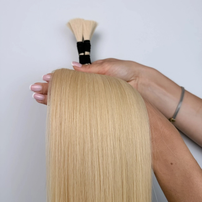 Włosy naturalne doczepiane Seria MAGIC Surowa kitka 60cm 25g - Kolor #26 Złoty Blond