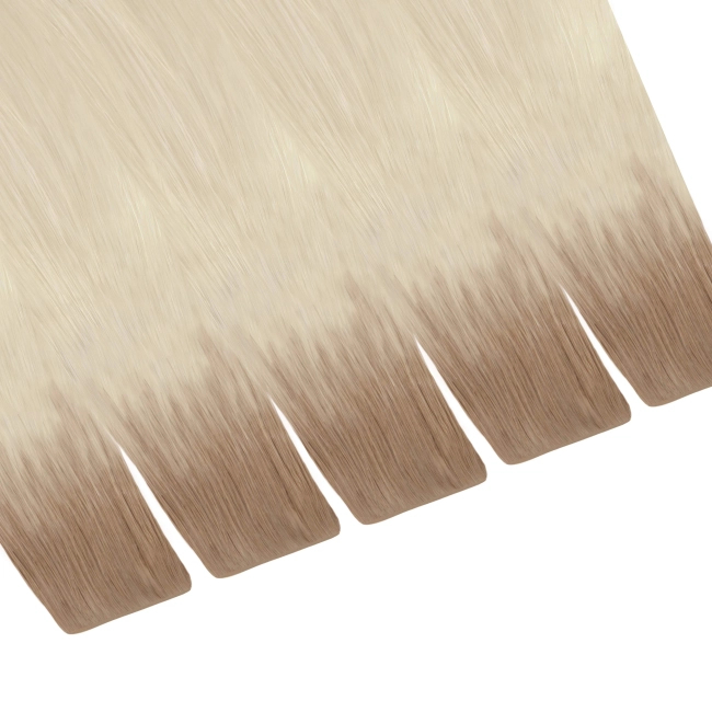 Włosy naturalne doczepiane Seria MAGIC Invisible Tape On 60cm - Kolor Ombre #12/#1001