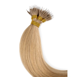 Włosy naturalne doczepiane na nano ringi 40cm 0,6g 20 sztuk  - kolor #16
