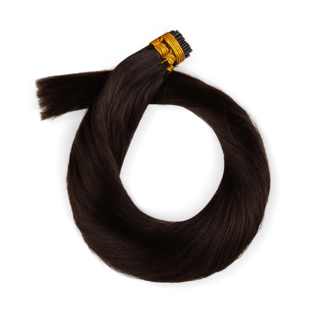 Włosy naturalne doczepiane na ringi 60cm 0,8g - kolor #1B