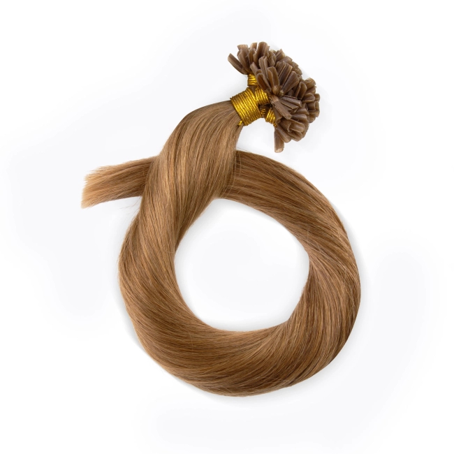 Włosy naturalne doczepiane na keratynę 60cm 0,8g 20 sztuk - kolor #12
