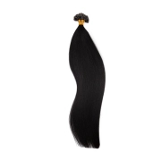 Włosy naturalne doczepiane na keratynę 40cm 0,6g 20 sztuk  - kolor #1