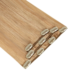 Włosy naturalne doczepiane Clip In 60cm 70 gram - kolor #18/22 Baleyage