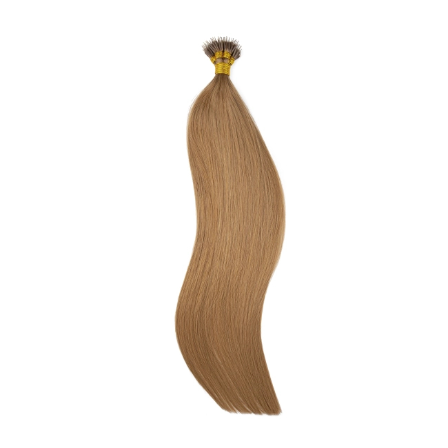 Włosy naturalne doczepiane na nano ringi 40cm 0,6g 20 sztuk  - kolor #12
