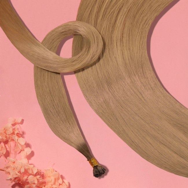 Włosy naturalne doczepiane Seria MAGIC Mini Bondes Flat 50cm 0,8g 20szt - Kolor Ombre #7/#12