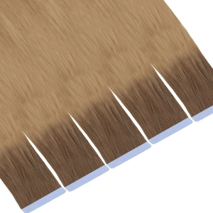 Włosy naturalne doczepiane Seria MAGIC Tape On Kanapki 50cm - Kolor Ombre #7/#12