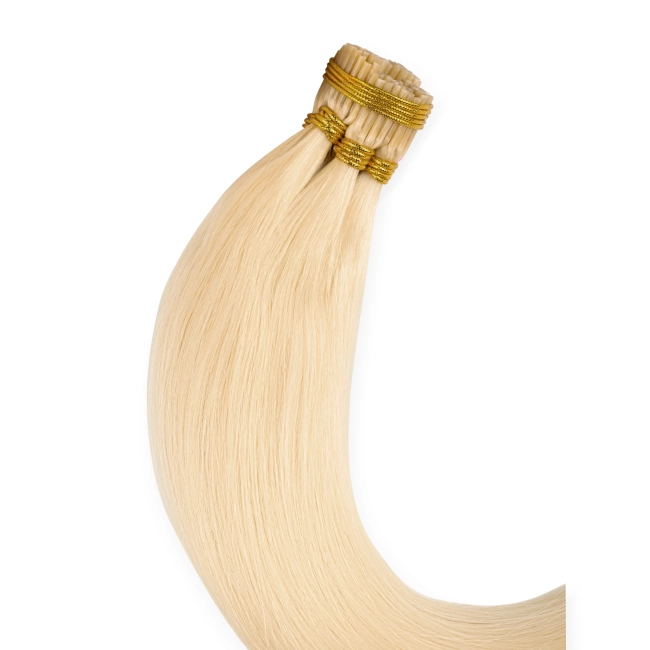 Włosy naturalne doczepiane na ringi 40cm 0,6g - kolor #613