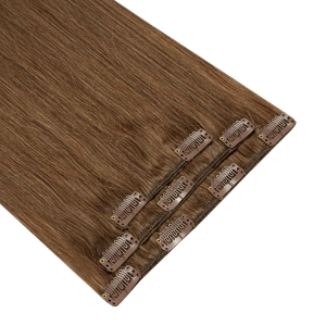 Włosy naturalne doczepiane Clip In 60cm 70 gram - kolor #8