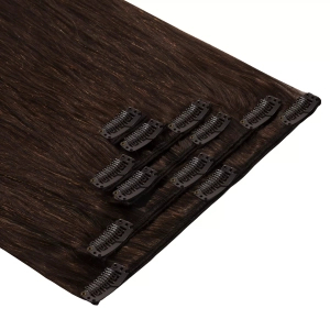Włosy naturalne doczepiane Clip In 40cm 120 gram - kolor #2
