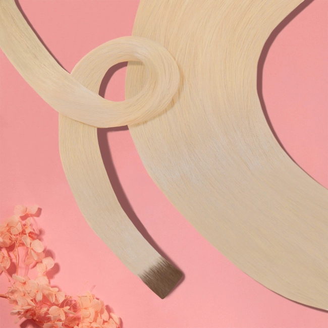 Włosy naturalne doczepiane Seria MAGIC Invisible Tape On 60cm - Kolor Ombre #7A/#613