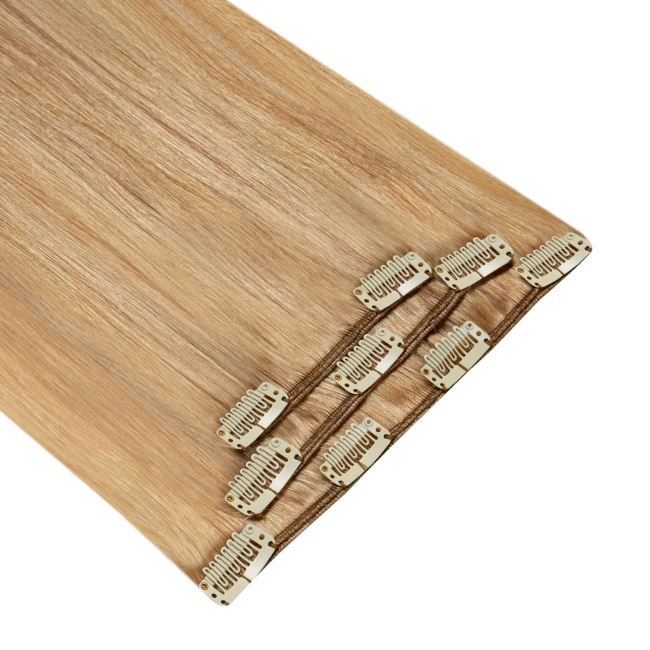 Włosy naturalne doczepiane Clip In 50cm 60 gram - kolor #18/22 Baleyage