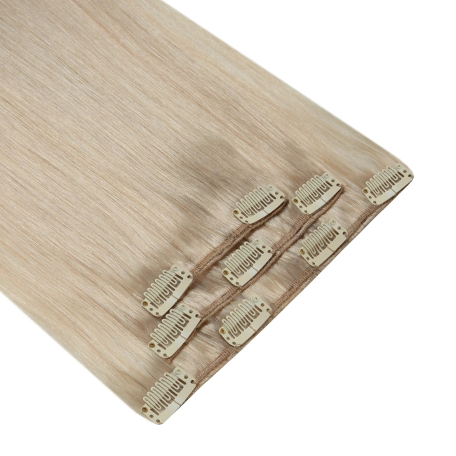 Włosy naturalne doczepiane Clip In 50cm 60 gram - kolor #Silver