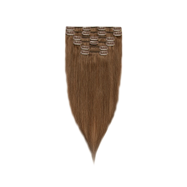 Włosy naturalne doczepiane Clip In 50cm 70 gram - kolor #8