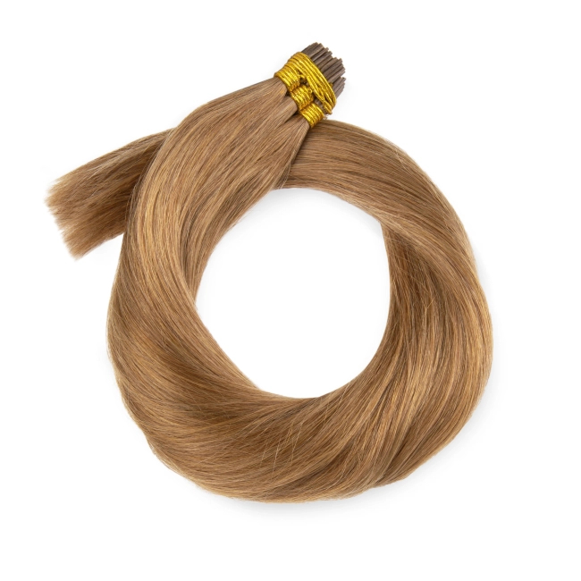 Włosy naturalne doczepiane na ringi 50cm 0,8g - kolor #12