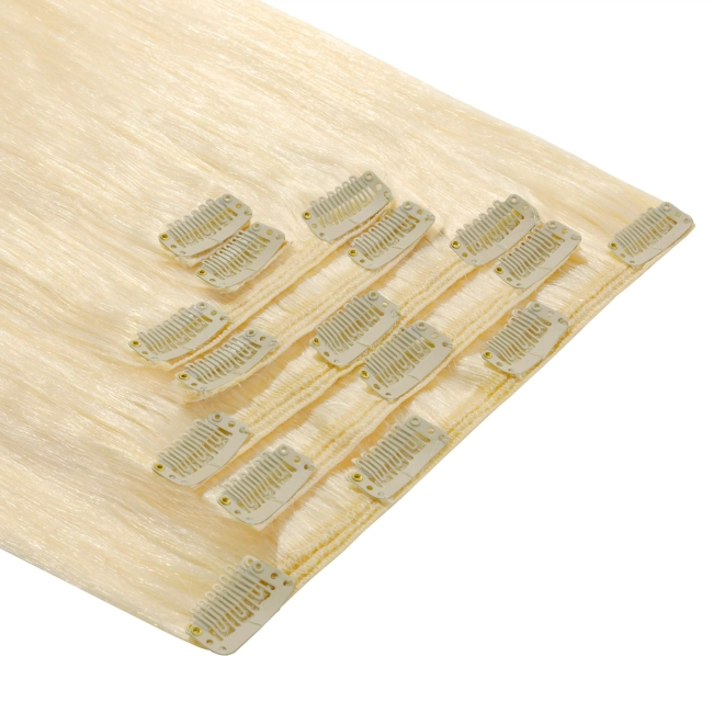 Włosy naturalne doczepiane Clip In 60cm 140 gram - kolor #60