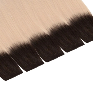 Włosy naturalne doczepiane Seria MAGIC Invisible Tape On 40cm - Kolor Ombre #2/#18A