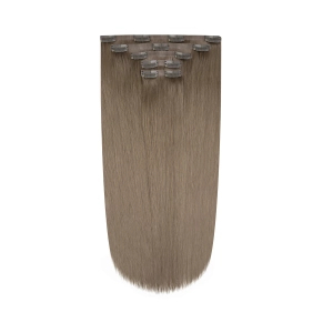 Włosy naturalne doczepiane Seria MAGIC Bezszwowe Ukryte Clip In 40cm 90 gram - Kolor #8 Kawa