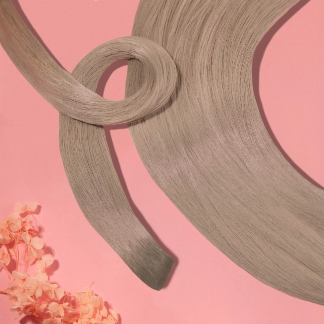 Włosy naturalne doczepiane Seria MAGIC Invisible Tape On 60cm - Kolor Ombre #8/#18
