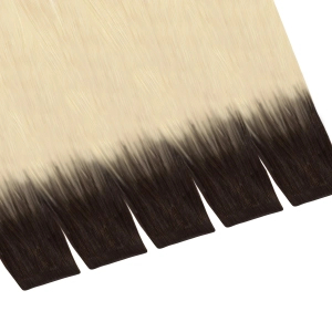 Włosy naturalne doczepiane Seria MAGIC Invisible Tape On 40cm - Kolor Ombre #2/#613