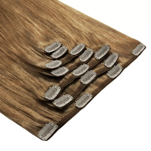 Włosy naturalne doczepiane Clip In 60cm 140 gram - kolor #12