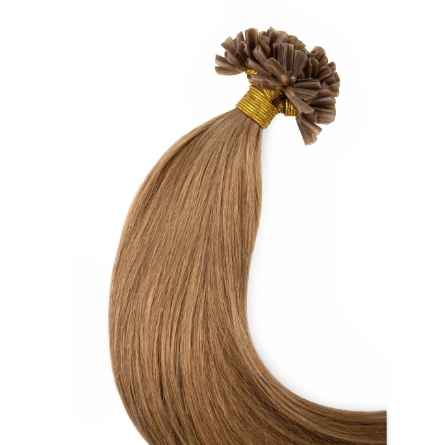 Włosy naturalne doczepiane na keratynę 40cm 0,6g 20 sztuk  - kolor #12