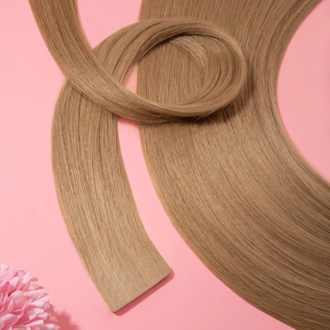 Włosy naturalne doczepiane Seria MAGIC Invisible Tape On 60cm - Kolor #12