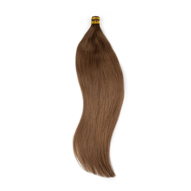 Włosy naturalne doczepiane na ringi 50cm 0,5g - kolor #8